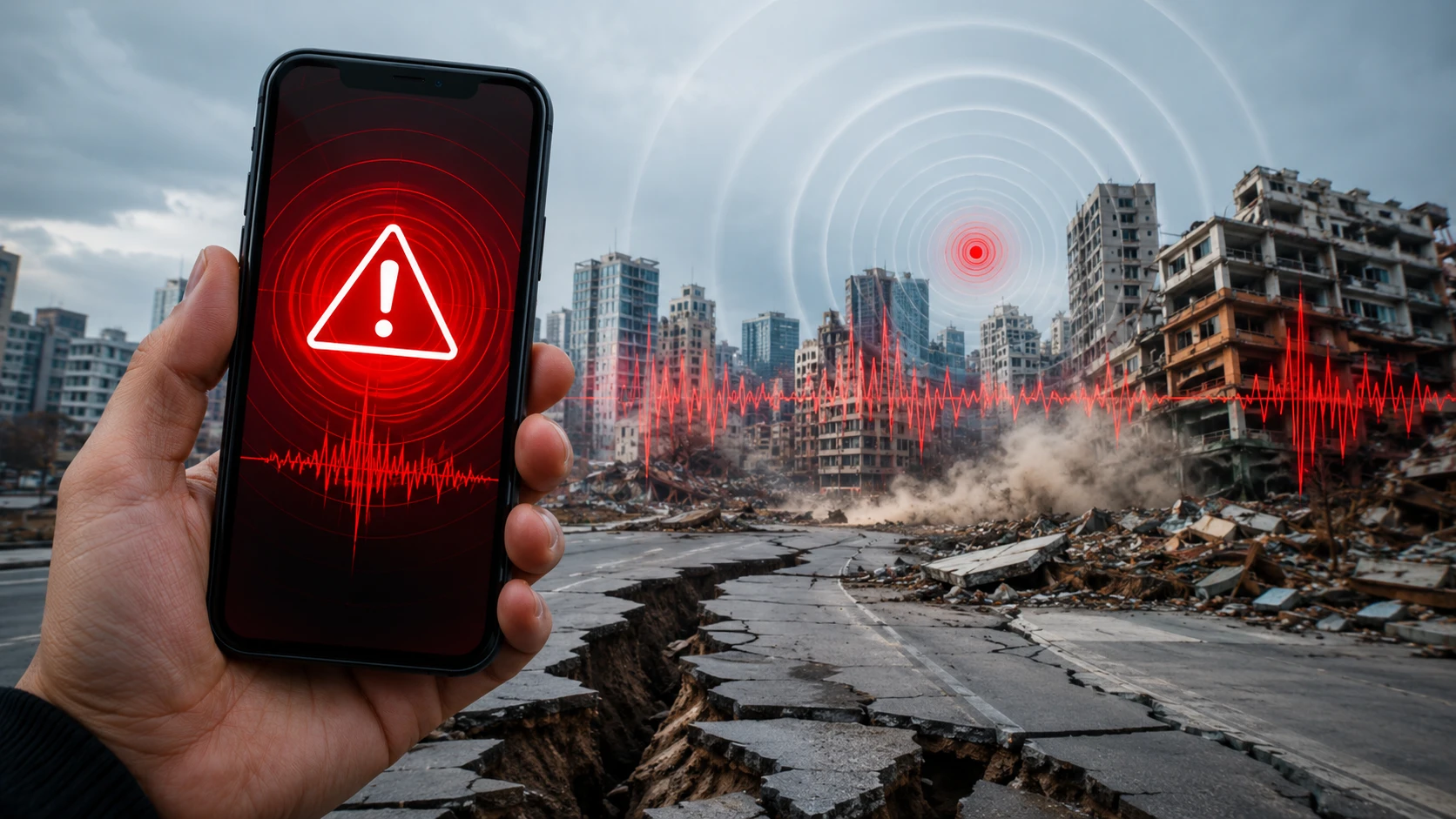 App de alerta terremoto em tempo real
