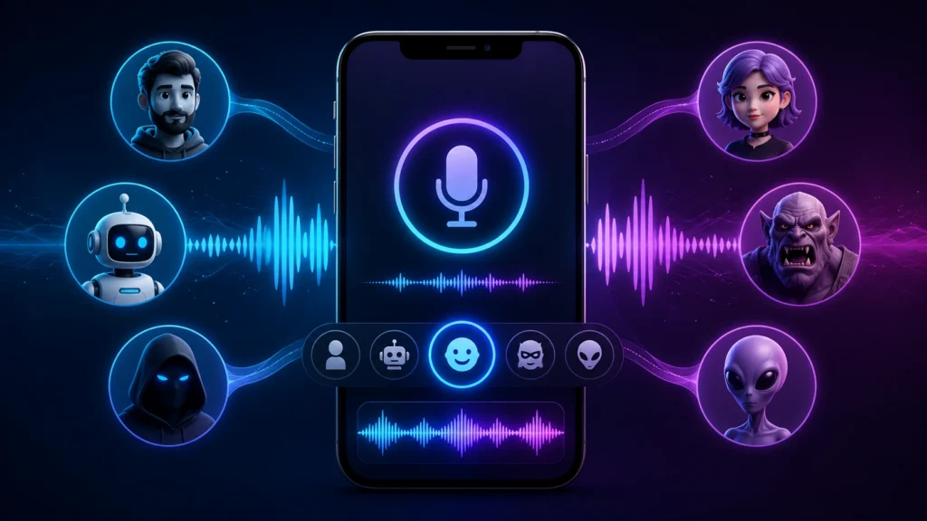 App para mudar a voz